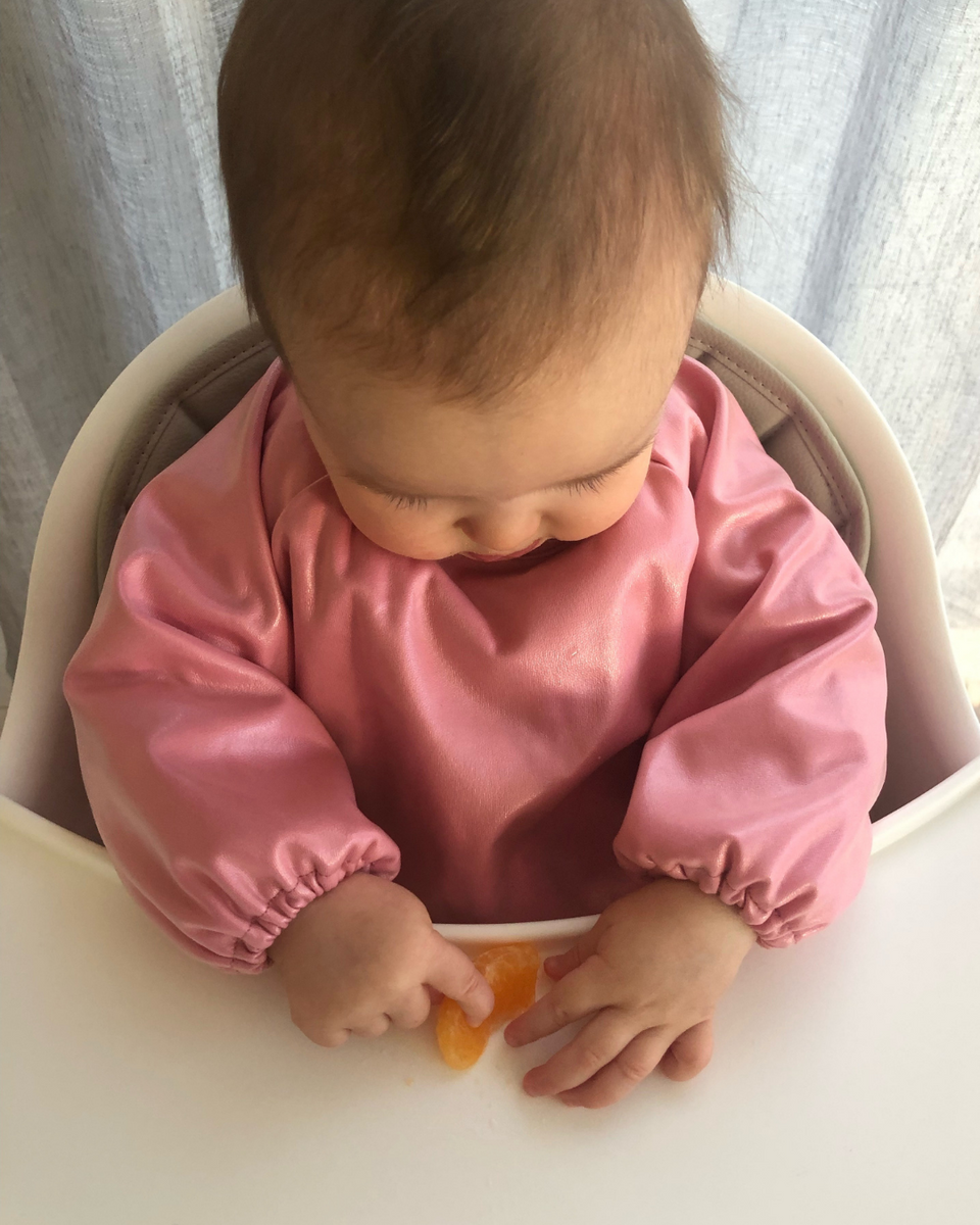 Little Chomps Starter Smock Bib Perfect for baby led weaning