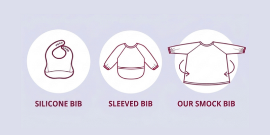 Best Bib for Starting Solids: Smock vs Sleeved vs Silicone