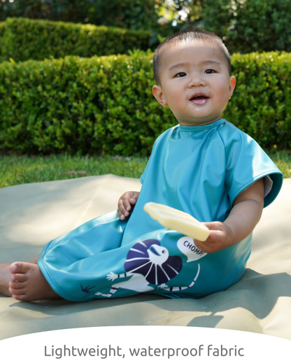 Waterproof bib - short sleeve Little Chomps