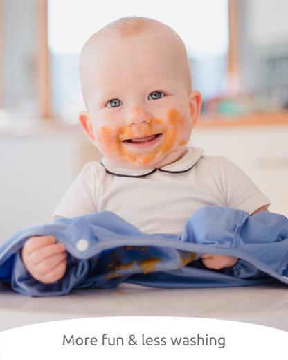 Coverall smock bib - little chomps