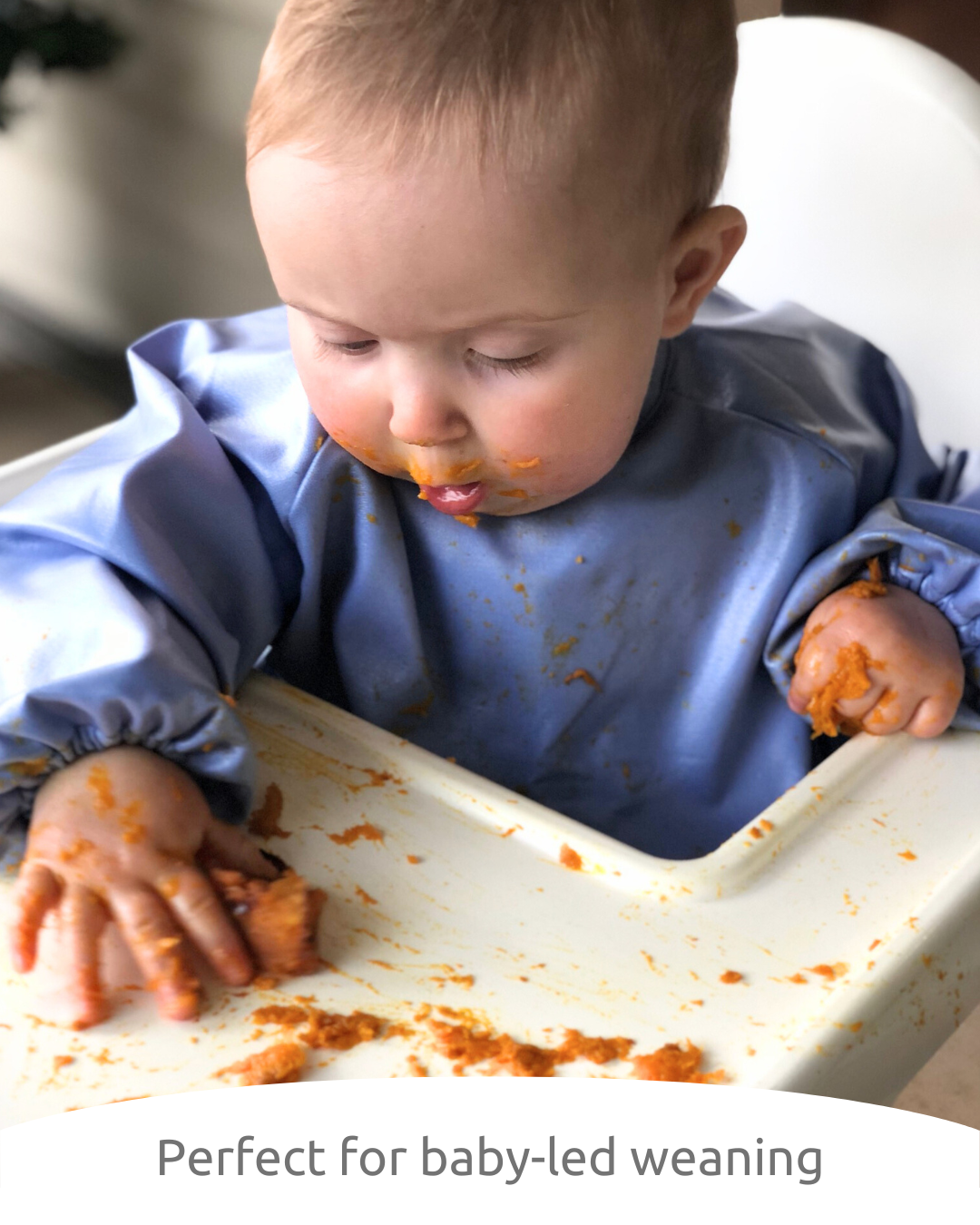 Smock bib for baby led weaning | Little Chomps