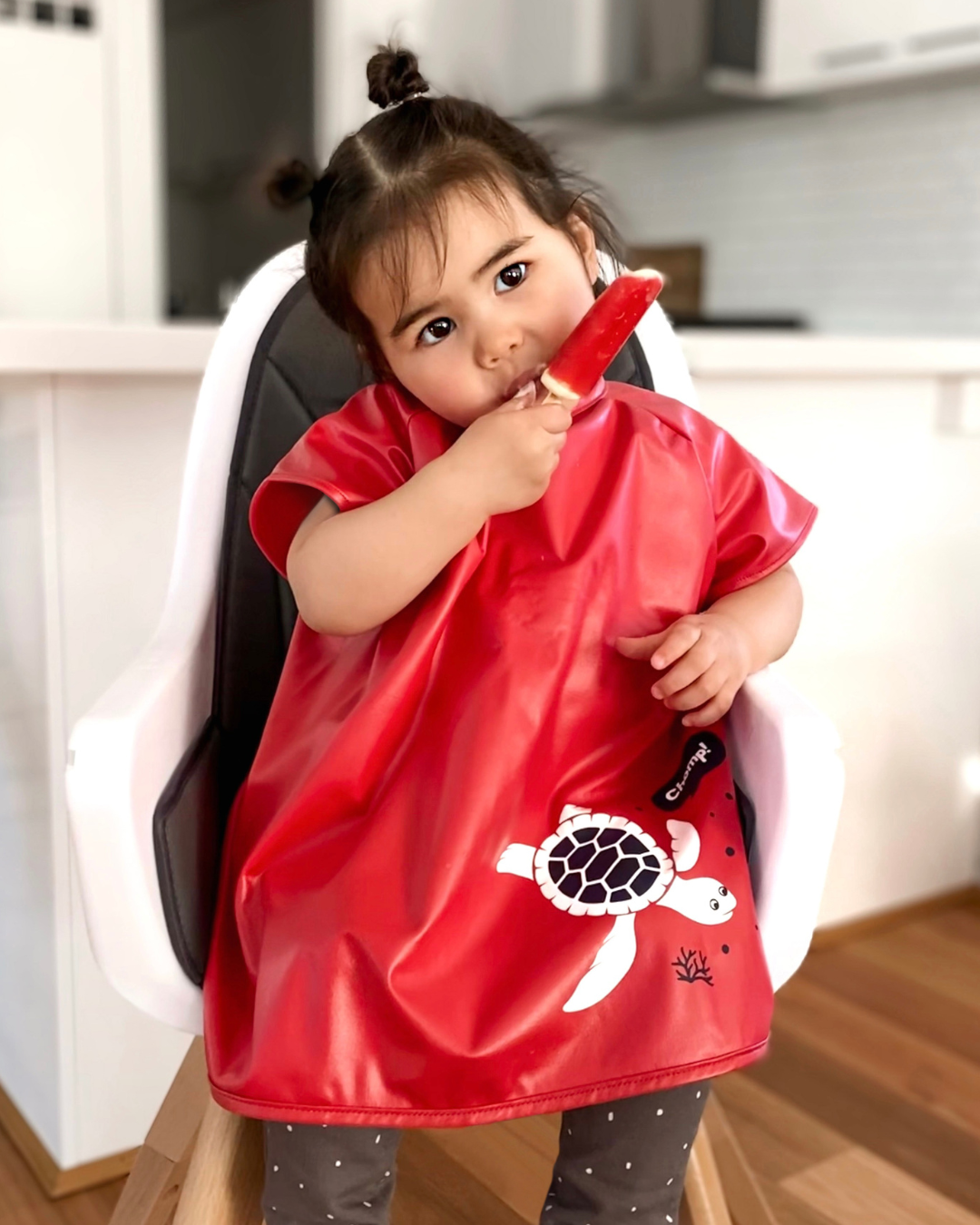 Long smock bib | baby led weaning | Little Chomps