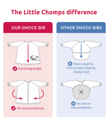 Little Chomps Toddler Smock Bibs